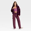 Women's High-Rise Sweater Cargo Pants - JoyLab™ - 3 of 3