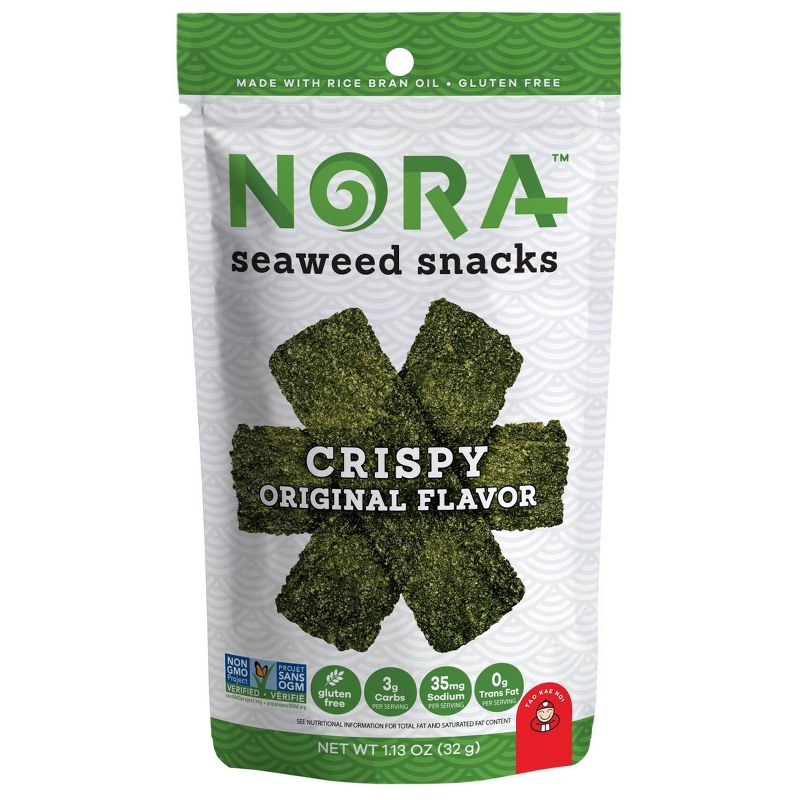 Nora Seaweed Crispy Original  - 1.13oz, 1 of 8