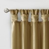 PAGED Twist Tab Lined Window Curtain Panel, Light Filtering Privacy Curtain for Bedroom & Living Room - 3 of 4