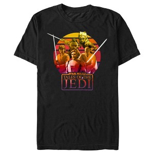 Men's Star Wars: Tales of the Jedi Ombre Group T-Shirt - 1 of 4
