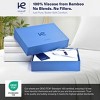 Kickoff Home Viscose from Bamboo Sheets Set 300 Thread Count 100% Organic Bamboo Viscose Cooling Bedding Sheets Hot Sleepers, Flat, Fitted, Pillowcase - 2 of 4