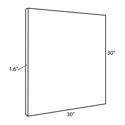 Houseplants Watercolor Print on Canvas with Gray Frame