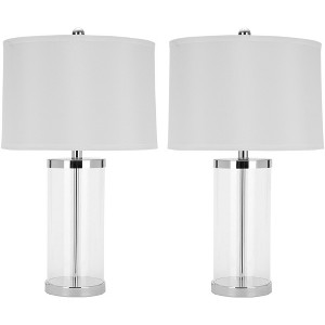 Jeanie Glass Table Lamp - 25 Inch Height - LIT4013 - Safavieh - 1 of 4