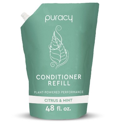 Puracy Citrus & Mint Silicone-Free Natural Hair Conditioner Refill - 48 fl oz