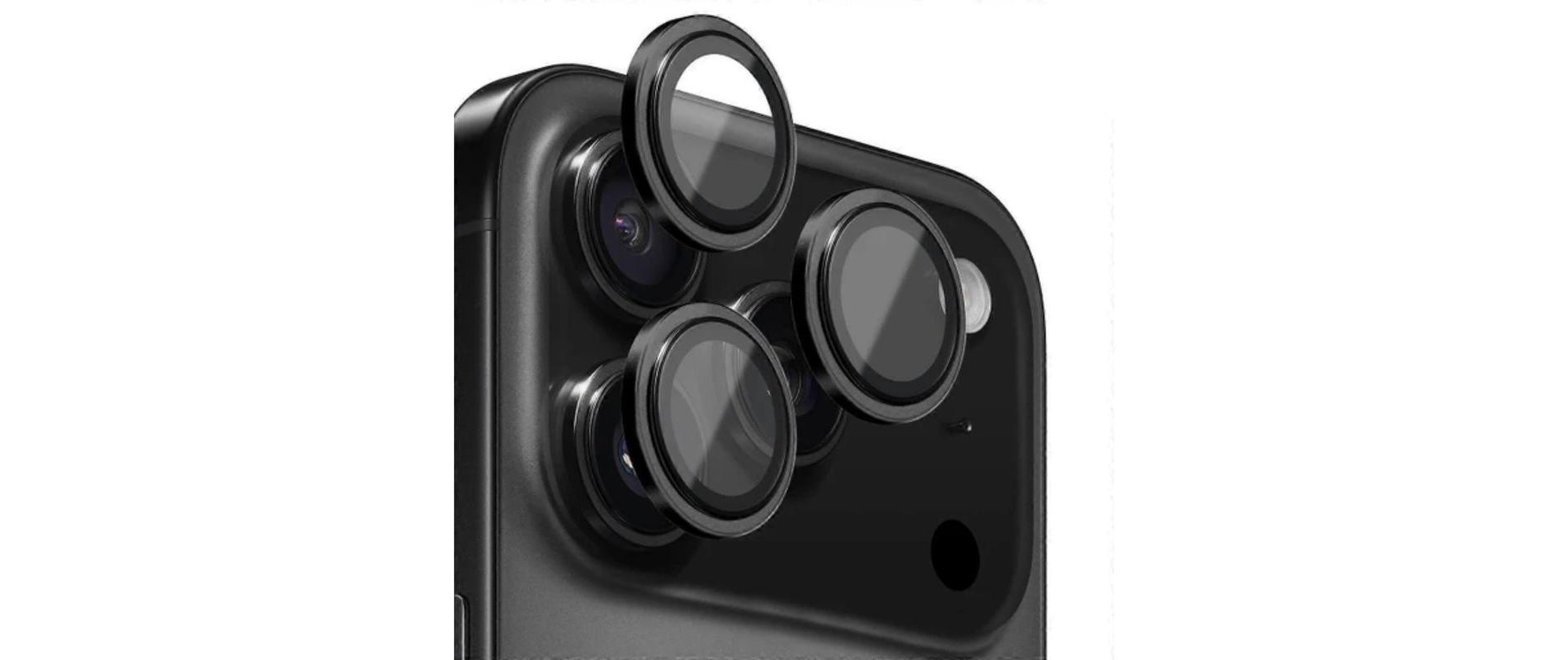 Entronix Camera Lens Protector Compatible with iPhone 17 Pro/17 Pro Max - Luxury Metal