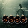 Christmas By Krebs - 67mm / 2.625" Designer Glass Baubles [4 Pieces] - 4 of 4