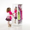 Guidecraft Rotating Dress Up Storage Center: Plywood Armoire, Bedroom Costume Rack and Kids' Clothes Organizer with Mirrors - 2 of 4