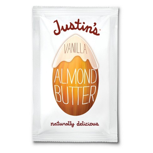 Justin's Justin's Vanilla Almond Butter, Gluten-free, Non-GMO, Vegan,  Sustainably Sourced, 16 Ounce Jar