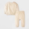 Baby Boys' 2pc Fleece Sweatshirt and Jogger Pants Set - Cat & Jack™ - 2 of 4