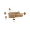 Meridian Furniture,Arc Velvet Modular Sofa - 3 of 4