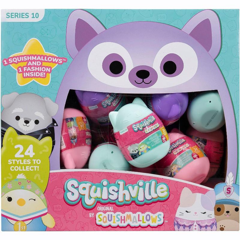 Squishmallows Squishville, 24 Piece Egg Set - Official Kellytoy New 2023 Mini Series10 - Plush & Accessories, Styles May Vary - Great Gift for Kids…, 2 of 4