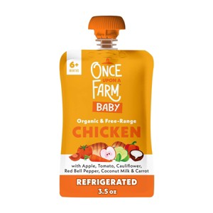 Once Upon a Farm Once Upon a Farm Organic Meat & Bone Broth Blend Apple, Chicken Bone Broth, Tomato, Cauliflower — product image