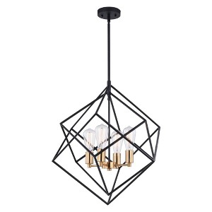Vaxcel Rad 4 - Light Pendant in  Black - 1 of 4