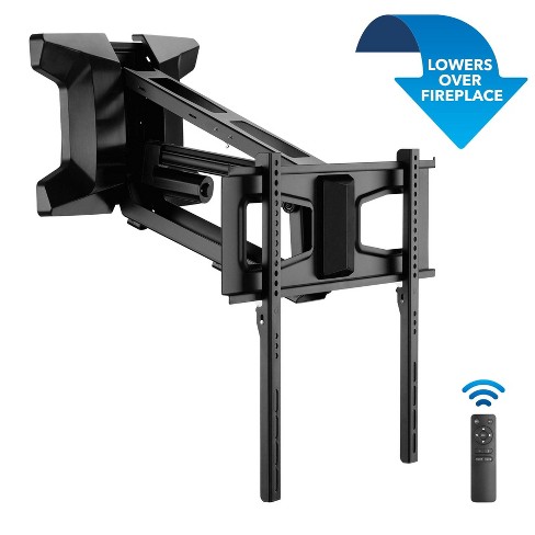 Mount-it! Motorized Fireplace Height Adjustable Tv Wall Mount, Remote  Control Electric Pull Down Mantel Mounting Bracket, Up To 77 Lbs Capacity :  Target