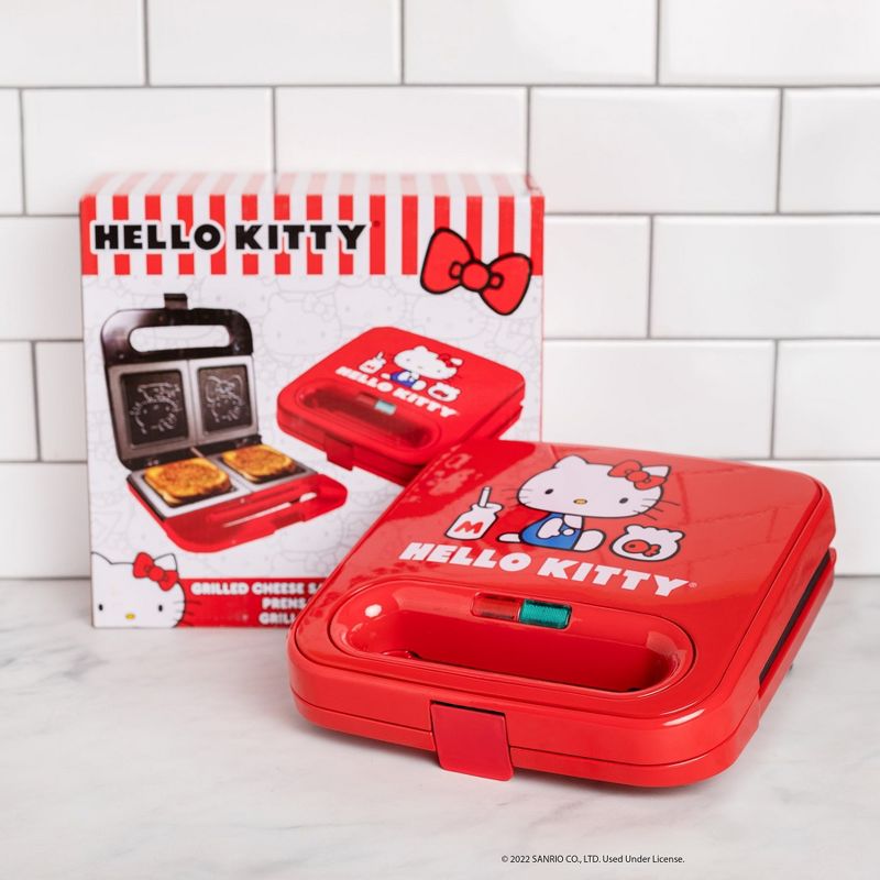 Uncanny Brands Hello Kitty Red Grilled Cheese Maker, 4 of 10