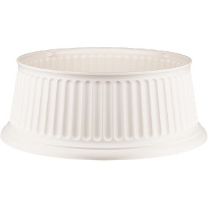 Tree Nest Rome Round Plastic Christmas Tree Collar, Ivory, Large, 28.8in - 1 of 4