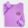 Simply Sage Market Embroidered Fall Babe Stars Lightweight Garment Dyed Sweatshirt - 2 of 4