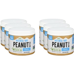 Natural Way Peanut Butter with Olive Oil Original - Case of 6 - 16 oz - 1 of 2