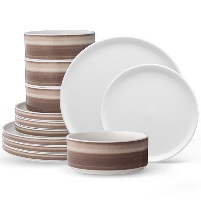 Noritake ColorStax Ombre 12-Piece Dinnerware Set