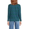 Lands' End Women's Relaxed Supima Cotton Long Sleeve Crew Neck T-Shirt - 2 of 4