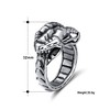 Dragon Ring for Men or Women  Stainless Steel Gothic Biker Punk Ginger Lyne Collection - image 3 of 4