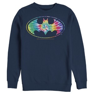 Men's Batman Tie Dye Logo Sweatshirt - 1 of 3
