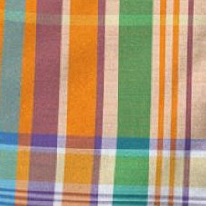 orange plaid
