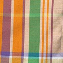 orange plaid