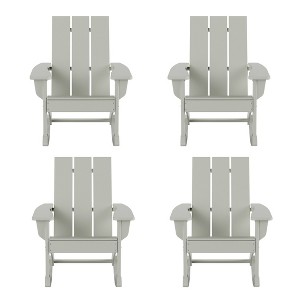 WestinTrends  Modern Adirondack Outdoor Rocking Chair (Set of 4) - 1 of 4