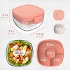 Bentgo 61oz 6pc Glass All in One Salad Container - 2 of 4