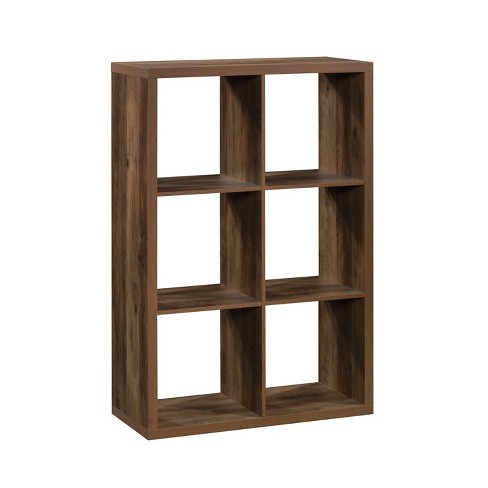 Costway 6 Cube Storage Shelf Organizer Bookcase Square Cubby Cabinet Bedroom  Natural : Target