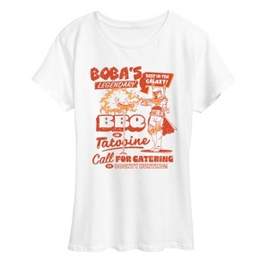 Women's - Star Wars - Boba Bbq Short Sleeve Graphic T-Shirt - 1 of 4