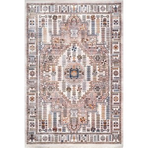 Nuloom Jocelyn Global Inspired Medallion Fringe Indoor Area Rug - 1 of 4