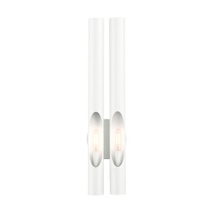 Livex Lighting Acra 2 - Light Wall Light in  Shiny White - 1 of 1