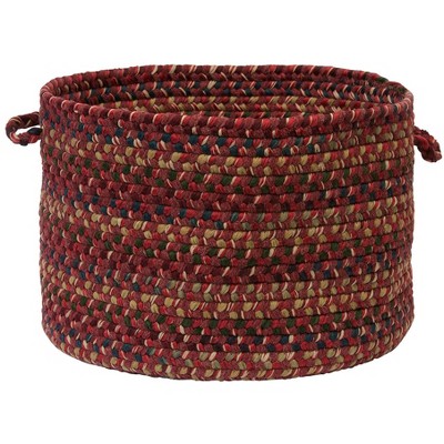 Colonial Mills Midnight Utility Basket, 14 by 10-Inch, Burnt Brick