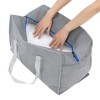 REGALWOVEN Clothes Storage Foldable Storage Bags for Organizing Closet Organizers with Handles 2 Pcs - 4 of 4