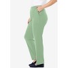 Woman Within Plus Size Tall 7-Day Knit Straight Leg Pant - 4 of 4