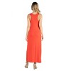 24seven Comfort Apparel Maternity Scoop Neck Maxi Dress - 3 of 4