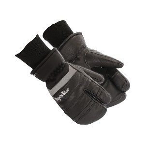 RefrigiWear Insulated 3-Finger Lined Suede Leather Mitt - 1 of 4