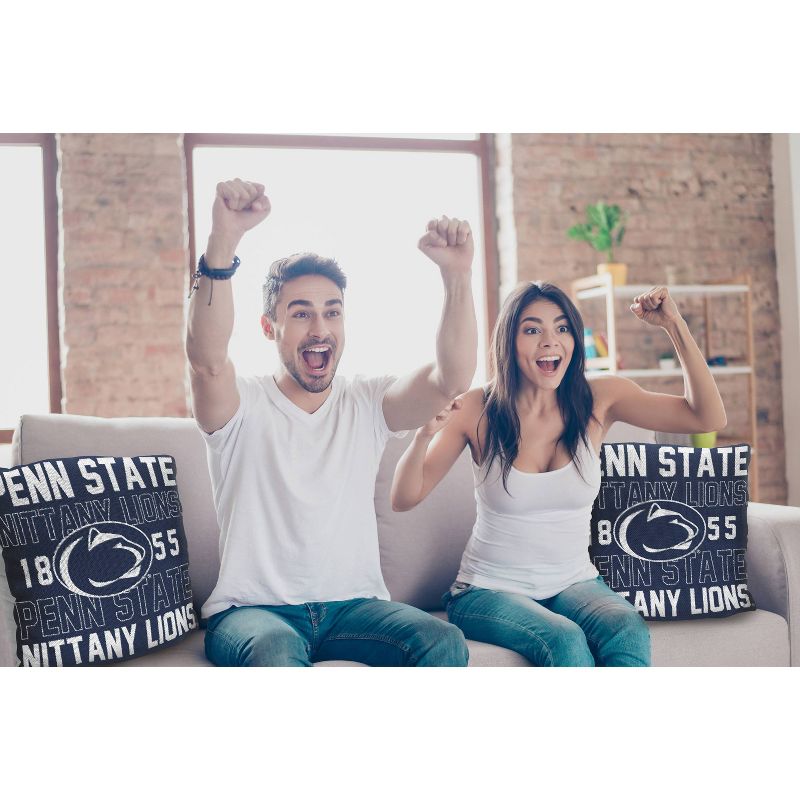 NCAA Penn State Nittany Lions Stacked Woven Pillow, 3 of 4