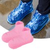 Unique Bargains Silicone Shoes Covers Rain Boots Reusable Rain Shoe Covers Non-Slip 1 Pair - 2 of 4