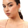 SOHI Women's Gold Butterfly Drop Earrings - 3 of 3