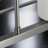 Urban Ambiance Luxury Minimalist Chandelier,  8.75"H x 40"W,  Brushed Nickel Finish, UHP3130 - 4 of 4