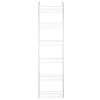6 Tier Over Door Pantry Organizer Hanging Hooks Door Storage Rack Carbon Steel Basket 62.99in Over Door Shelf for Kitchen Bathroom - 4 of 4