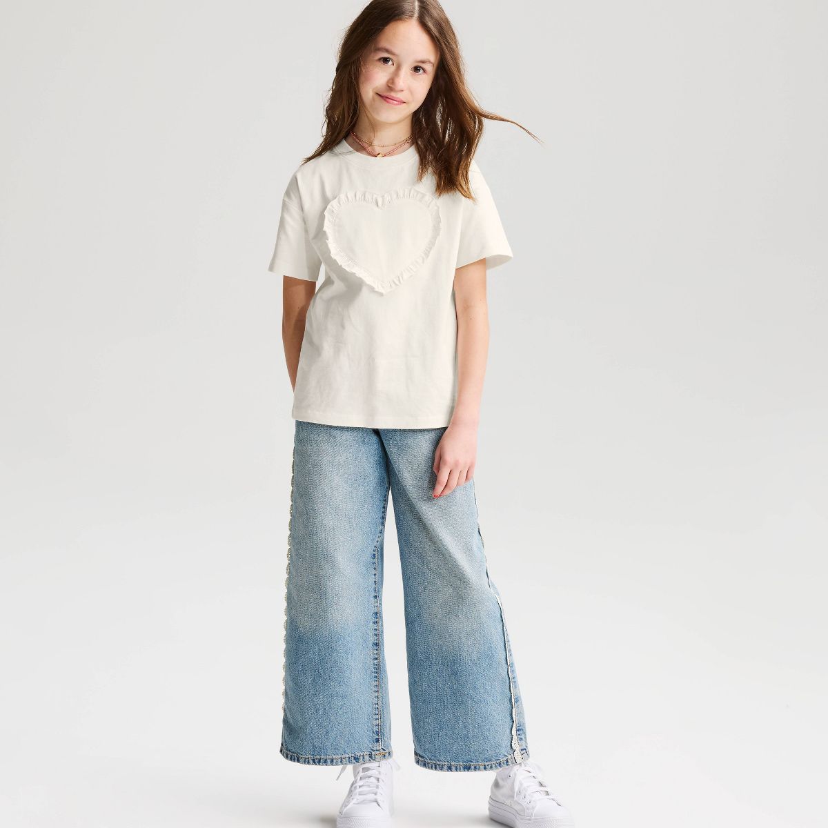 Girls' Short Sleeve Oversized Graphic T-Shirt - Cat & Jack™ - thumbnail 7