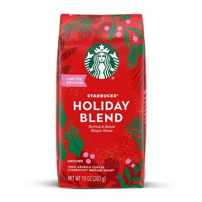 Starbucks Holiday Blend Medium Roast Ground Coffee - 10oz