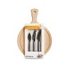 Boska 4pc Set of Stainless Steel Cheese Knives & Beechwood Cheese Board Set - image 2 of 4