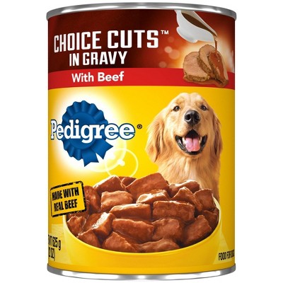 Pedigree Choice Cuts In Gravy with Beef Wet Dog Food - 22oz