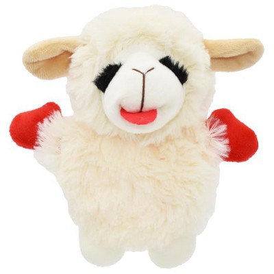 Multipet Mini Lamb Chop with Crinkle Dog Toy, X-Small