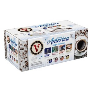 Victor Allen's Coffee Across America Variety Pack (Seattle Dark, New York Select, Chicago Blend, Las Vegas Roast), 96 Ct, SSC Pods for Keurig Brewers - 1 of 4